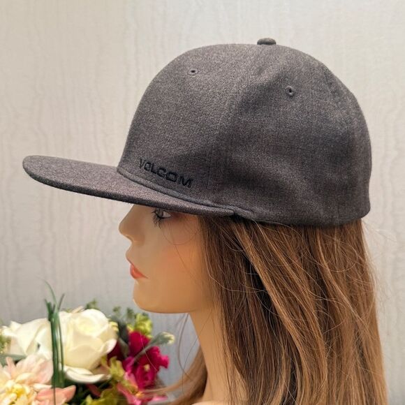 Volcom Euro Xfit Gray Fitted Cap Hat Sz L/XL - Picture 8 of 16